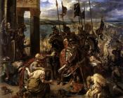 欧仁德拉克洛瓦 - The Entry of the Crusaders into Constantinople